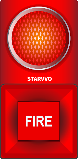STARVVO Horn Strobe Fire Alarm